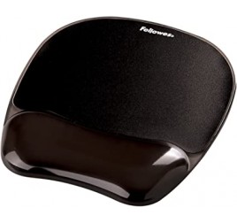 MOUSEPAD C/POGGIAPOLSI CRYSTALS GEL NERO FELLOWES