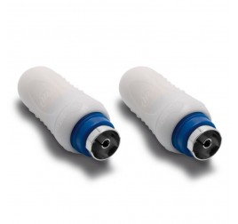METRONIC SPINE FEMMINA TV DRITTE 9,52 2PZ BIANCO