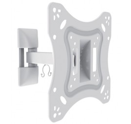 METRONIC SUPPORTO TV A PARETE CON BRACCIO 28-42 BIANCO
