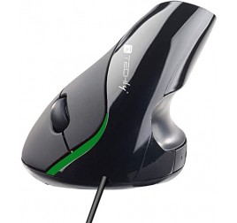 MOUSE VERTICALE TECHLY ERGONOMICO USB NERO